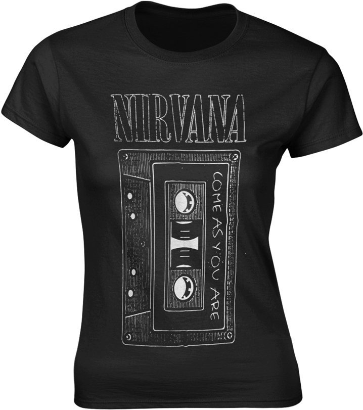 Shirt Nirvana Shirt As You Are Zwart S