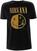 T-Shirt Nirvana T-Shirt Spliced Happy Face Male Black 2XL