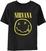 T-Shirt Nirvana T-Shirt Happy Face Black 3 - 6 M