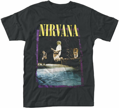 Shirt Nirvana Shirt Stage Jump Heren Black M - 1