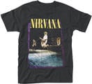 Nirvana Stage Jump Black M T-shirt