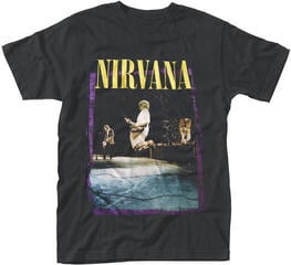 Shirt Nirvana Shirt Stage Jump Heren Black XL