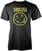 T-Shirt Nirvana T-Shirt Happy Face Logo Black S