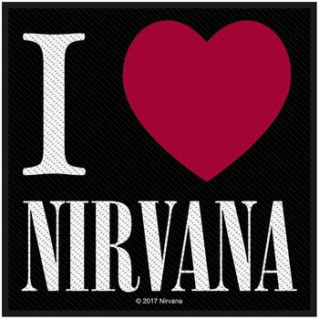 Nášivka Nirvana I Love Nášivka - 1