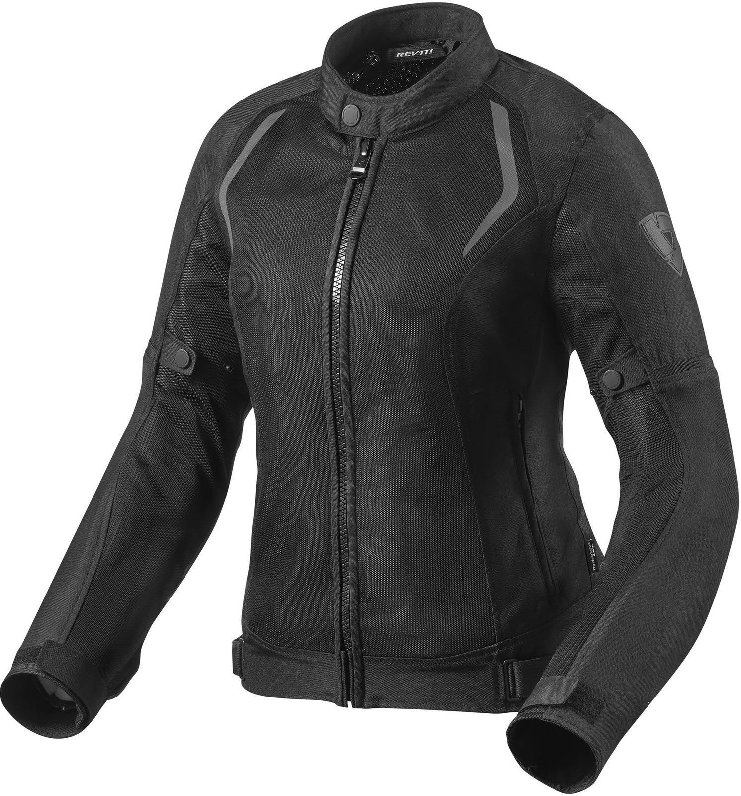 Tekstilna jakna Rev'it! Torque Ladies Black 40 Tekstilna jakna