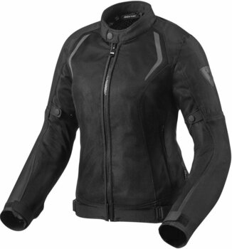 Tekstilna jakna Rev'it! Torque Ladies Black 40 Tekstilna jakna - 1