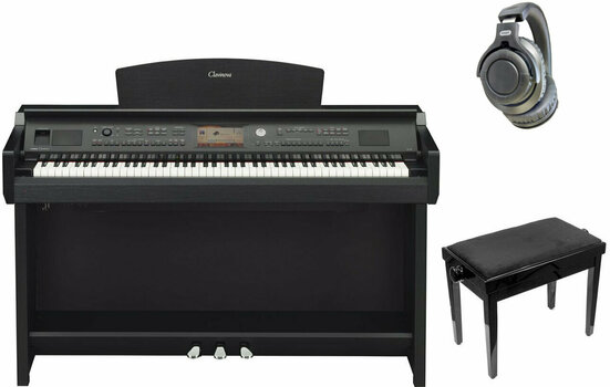 Digitális zongora Yamaha CVP 705 B SET Fekete Digitális zongora - 1