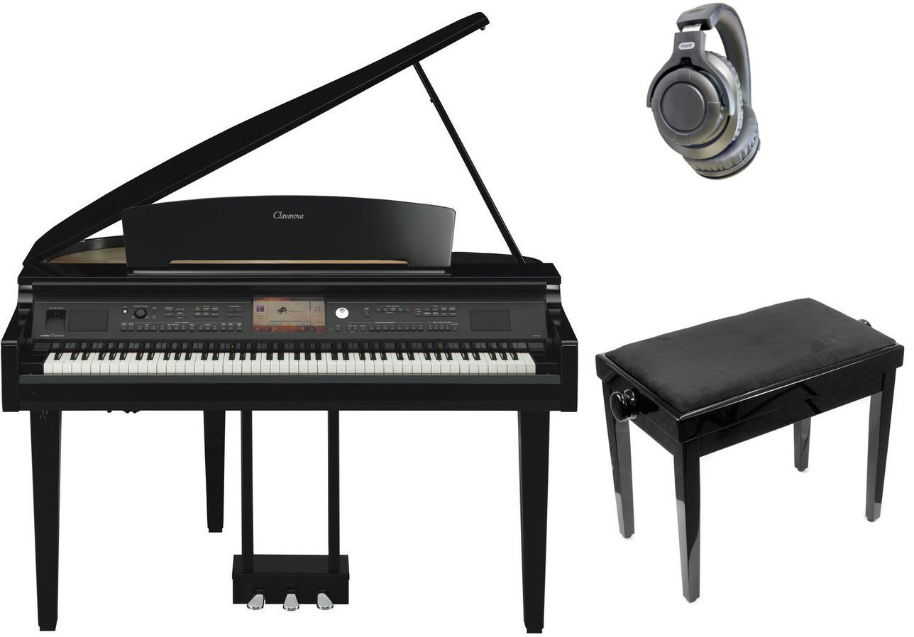 Digitalni pianino Yamaha CVP 709 GP PE SET Polished Ebony Digitalni pianino