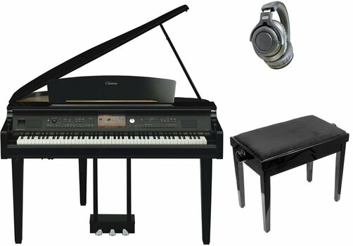 Piano digital Yamaha CVP 709 GP PE SET Polished Ebony Piano digital - 1