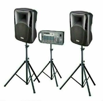 Sistema PA alimentato a batteria Soundking PAP10 with Stands - 1