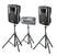 Batteridrevet PA-system Soundking PAP10 with Stands