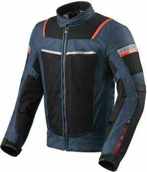 Textile Jacket Rev'it! Tornado 3 Dark Blue/Black L Textile Jacket - 1