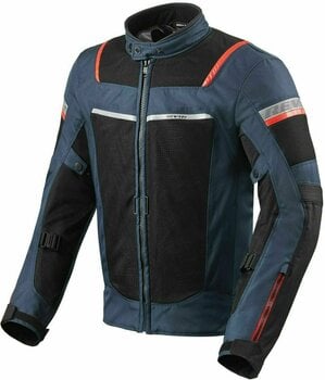 Textile Jacket Rev'it! Tornado 3 Dark Blue/Black XL Textile Jacket - 1