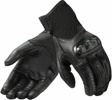 Motorcycle Gloves Rev'it! Prime Black XL Motorcycle Gloves - 1