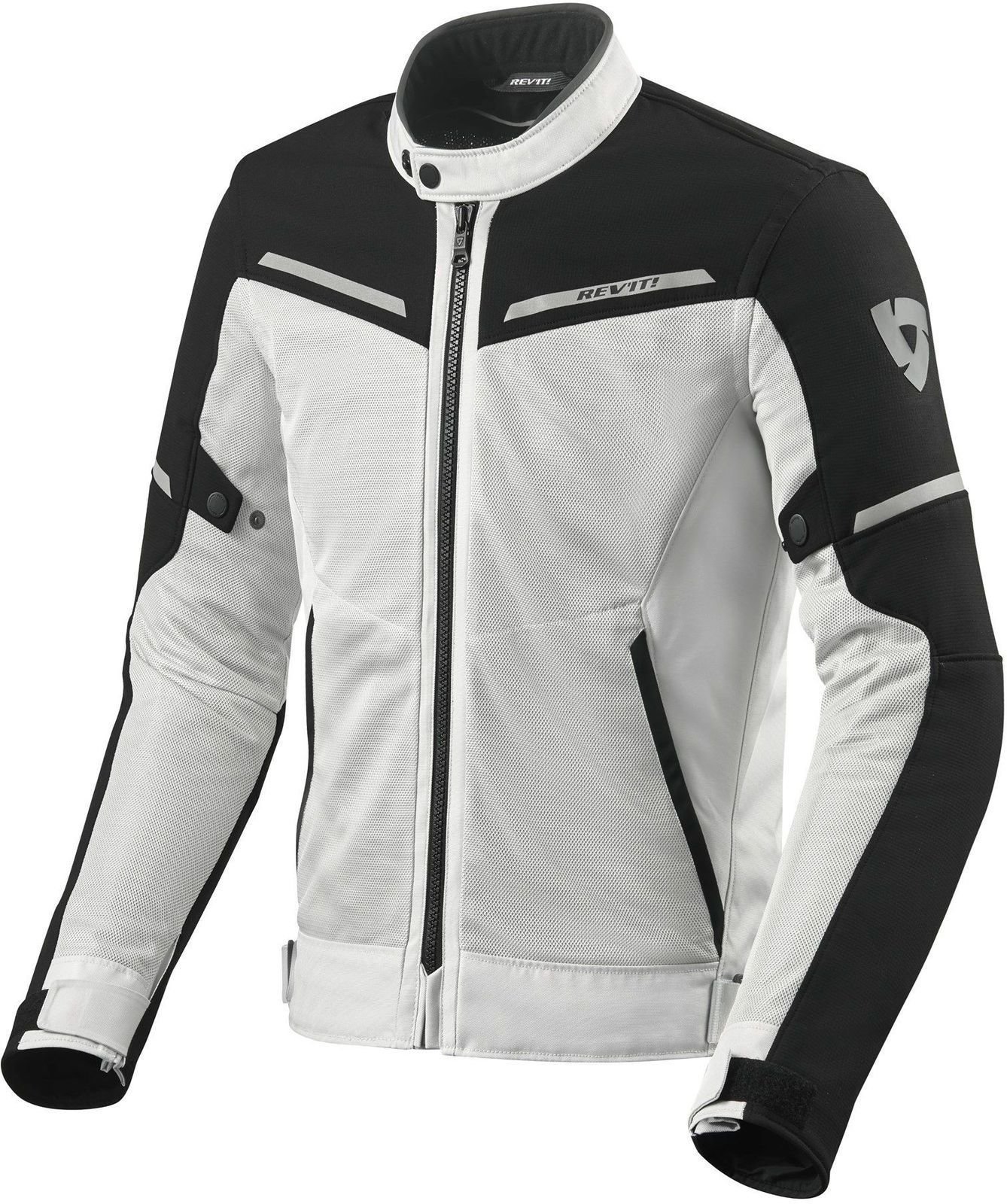 Textile Jacket Rev'it! Airwave 3 Silver/Black XL Textile Jacket