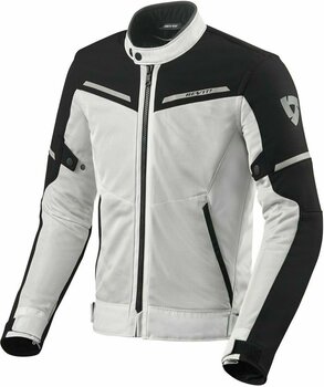 Textile Jacket Rev'it! Airwave 3 Silver/Black XL Textile Jacket - 1