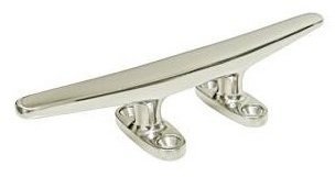 Boat Cleat Lindemann Low Silhouette Cleat Stainless Steel 200 mm