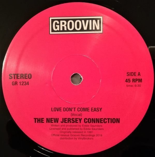 Vinyl Record New Jersey Connection - Love Don't Come Easy (LP)