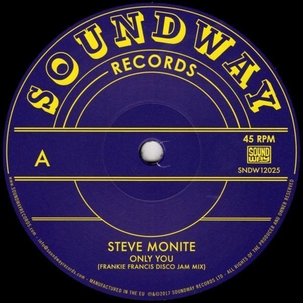 Disque vinyle Steve Monite - Only You / Hafi Deo (with Tabu Ley Rochereau) (LP)