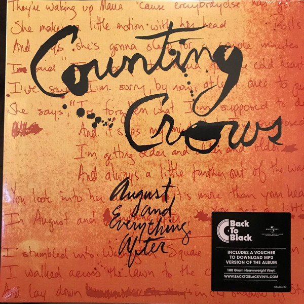 Vinyylilevy Counting Crows - August And Everything After (2 LP)