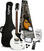 Electric guitar Epiphone PRO-1 Les Paul Jr. Performance Pack Alpine White
