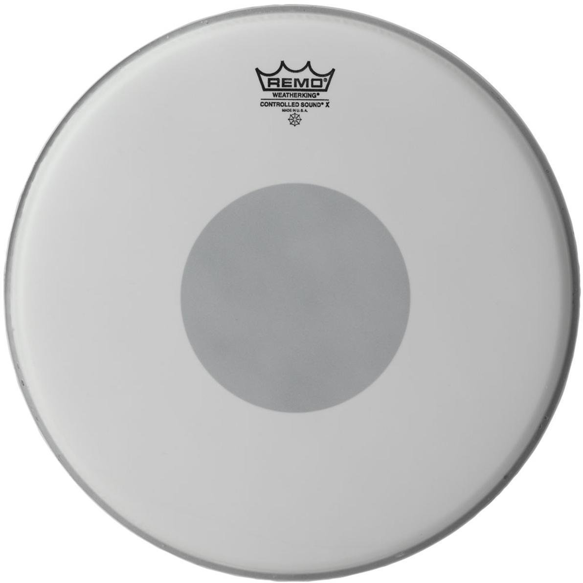 Kожа за барабан Remo CX-0114-10 Controlled Sound X Coated Black Dot 14" Kожа за барабан
