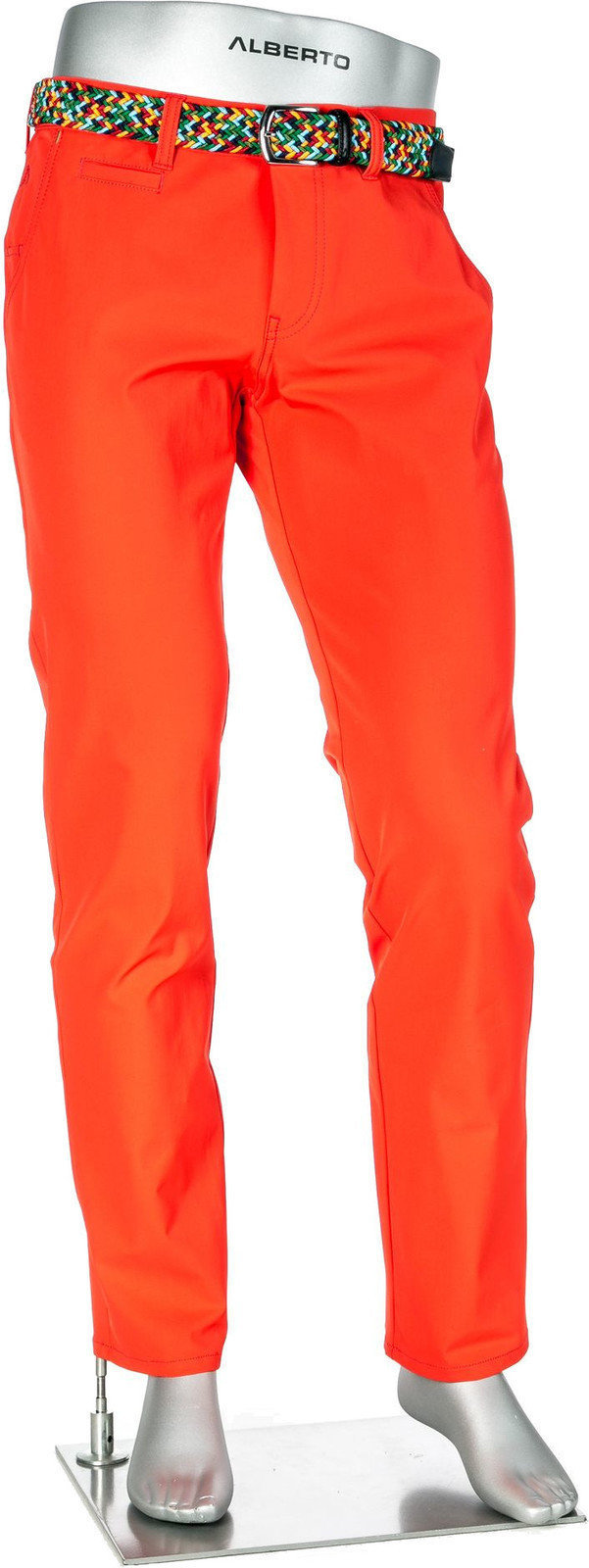 Панталони за голф Alberto Rookie 3xDRY Cooler Mens Trousers Orange 48