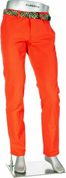 Calças Alberto Rookie 3xDRY Cooler Mens Trousers Orange 48 - 1