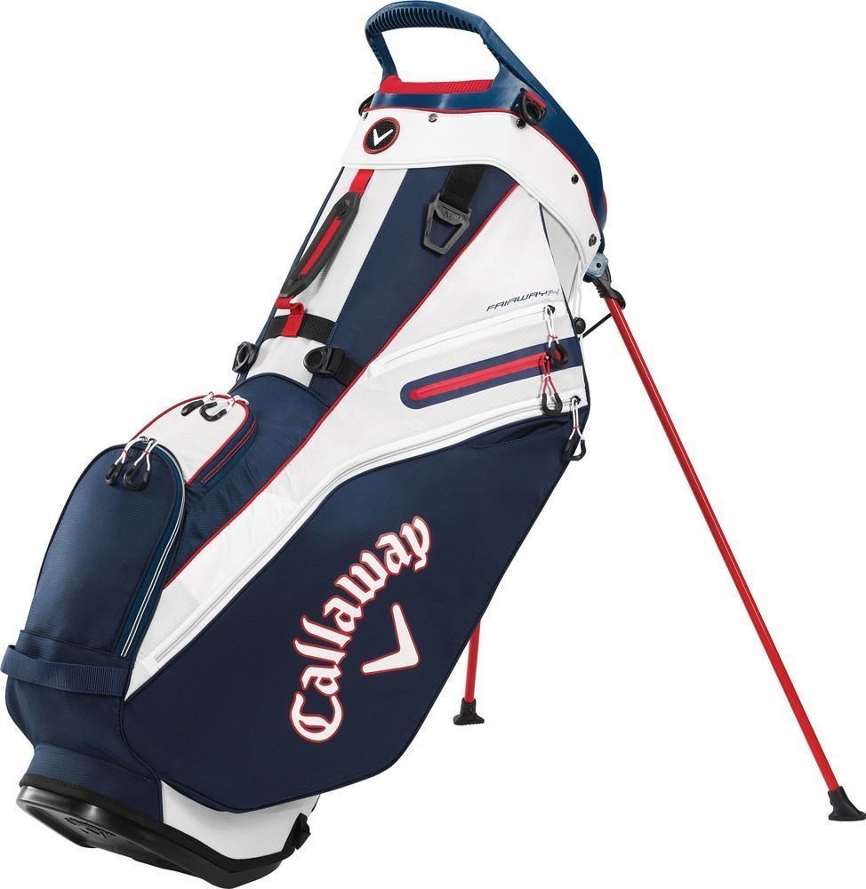 Чантa за голф Callaway Fairway 14 Navy/White/Red Чантa за голф