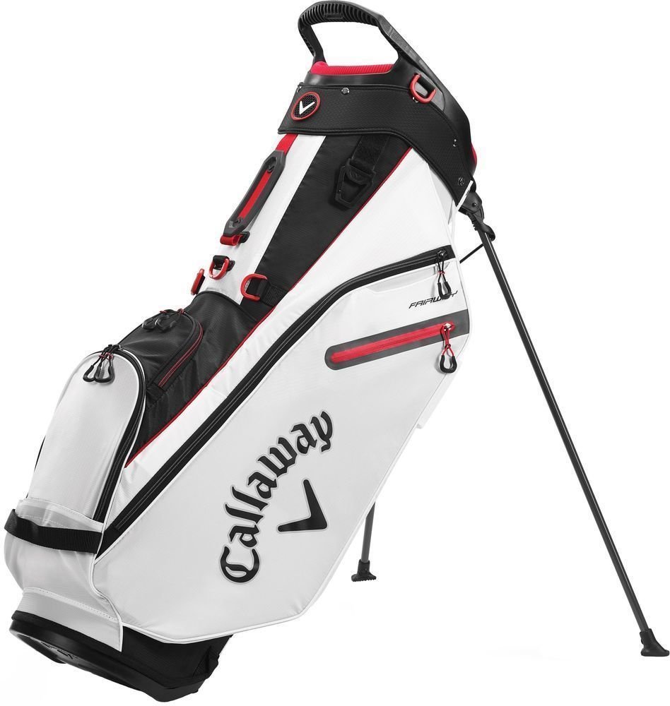 Golfbag Callaway Fairway 5 White/Black/Red Golfbag