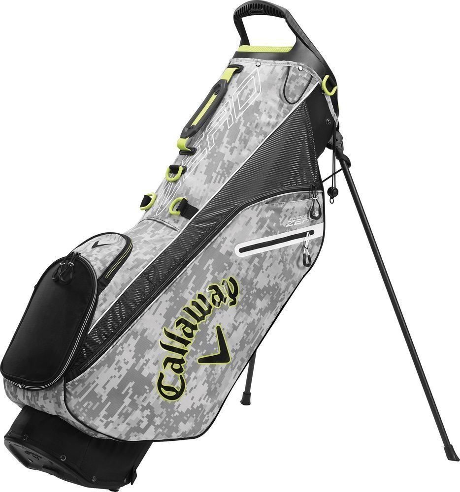 Borsa da golf Stand Bag Callaway Hyper Lite Zero Digi Camo/Yellow/White Borsa da golf Stand Bag