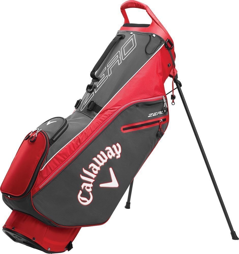 Golfmailakassi Callaway Hyper Lite Zero Stand Bag Charcoal/White/Red 2020