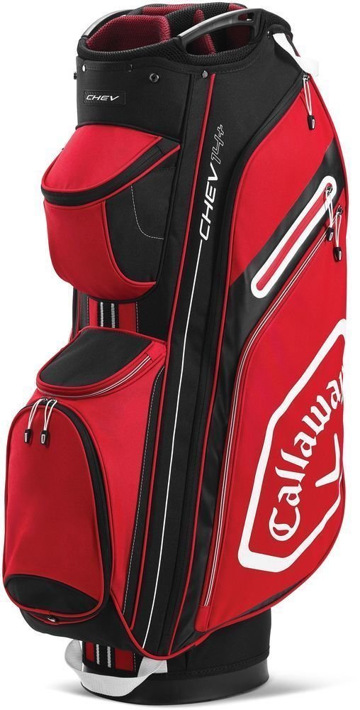 Golf torba Cart Bag Callaway Chev 14+ Cardinal/Black/White Golf torba Cart Bag