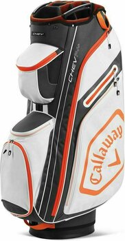 Borsa da golf Cart Bag Callaway Chev 14+ White/Charcoal/Orange Borsa da golf Cart Bag - 1