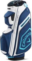 Callaway Chev 14+ Cart Bag White/Navy/Light Blue 2020 Callaway Chev 14+ Cart Bag White/Navy/Light Blue 2020