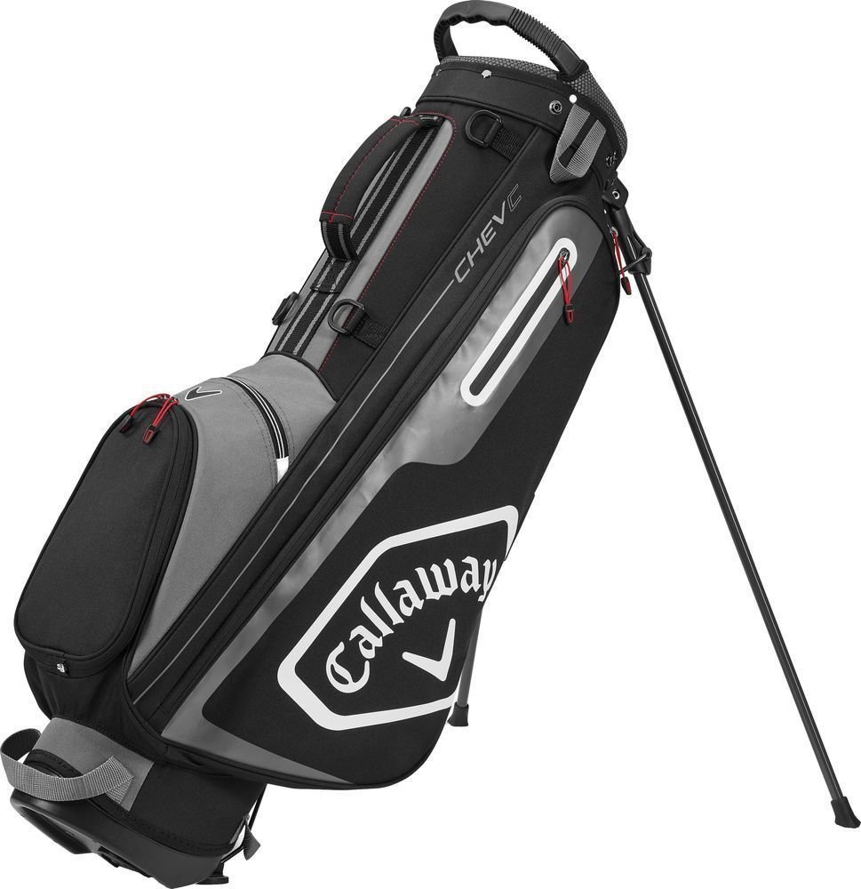 Golfbag Callaway Chev C Charcoal/Black/White Golfbag