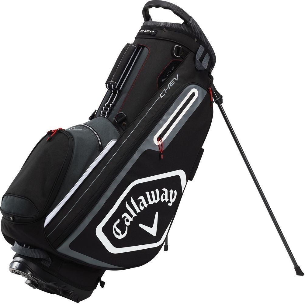 Чантa за голф Callaway Chev Black/Titanium/White Чантa за голф