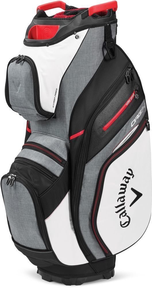 Чантa за голф Callaway Org 14 White/Charcoal/Black/Red Чантa за голф
