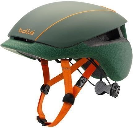 Capacete de bicicleta Bollé Messenger Standard Khaki/Orange S Capacete de bicicleta