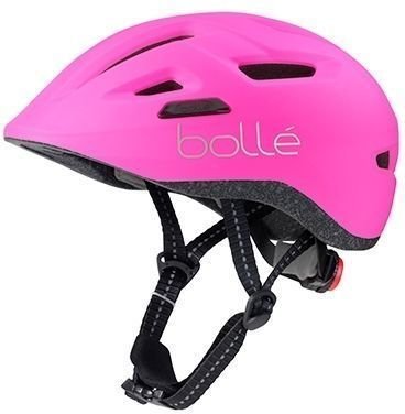 Kid Bike Helmet Bollé Stance Jr Matte Hi-Vis Pink 51-55 Kid Bike Helmet