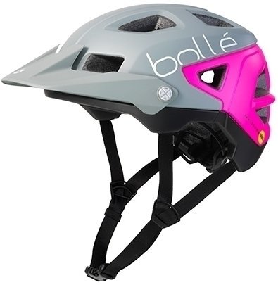 Cyklistická helma Bollé Trackdown MIPS Matte Grey/Neon Pink S Cyklistická helma