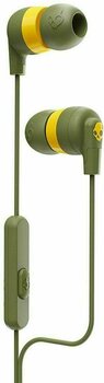 In-Ear-hovedtelefoner Skullcandy INK´D + Earbuds Moss Olive Yellow - 1