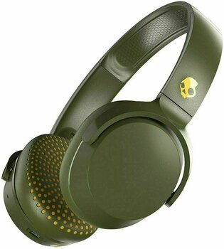 Écouteurs supra-auriculaires Skullcandy Riff Moss Olive Yellow - 1