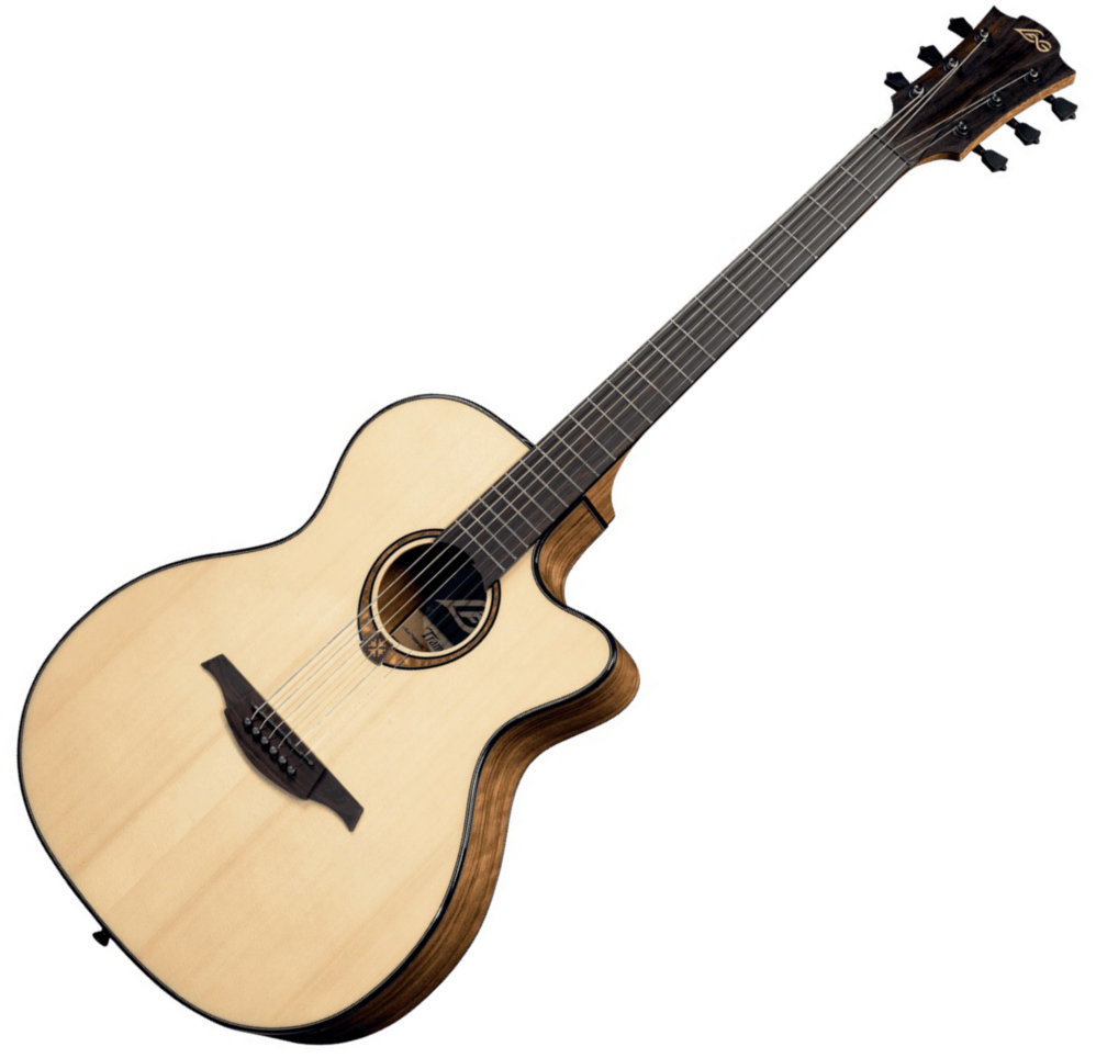 Elektro-akoestische gitaar LAG Tramontane T300ACE