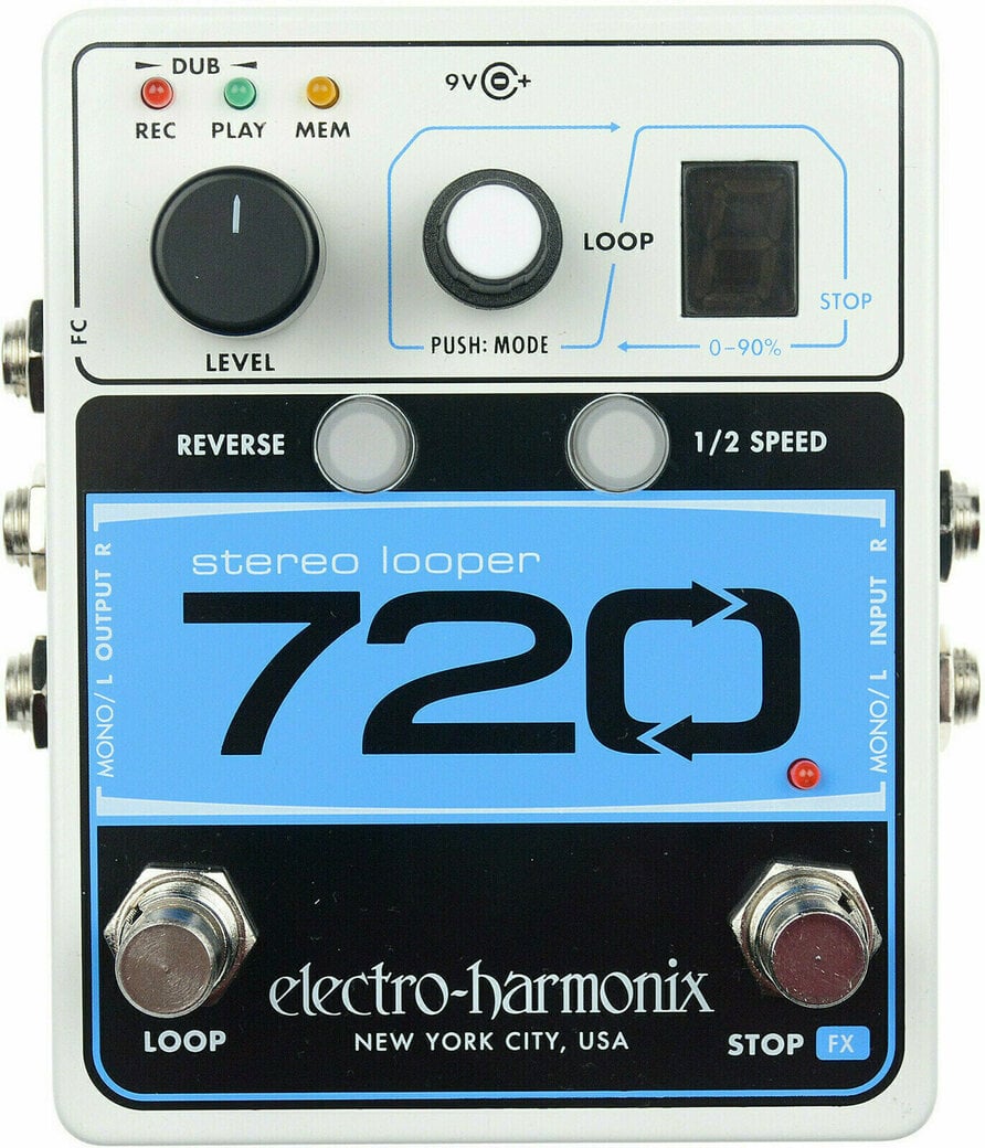 Electro Harmonix 720 Stereo Looper Гітарний ефект - Muziker