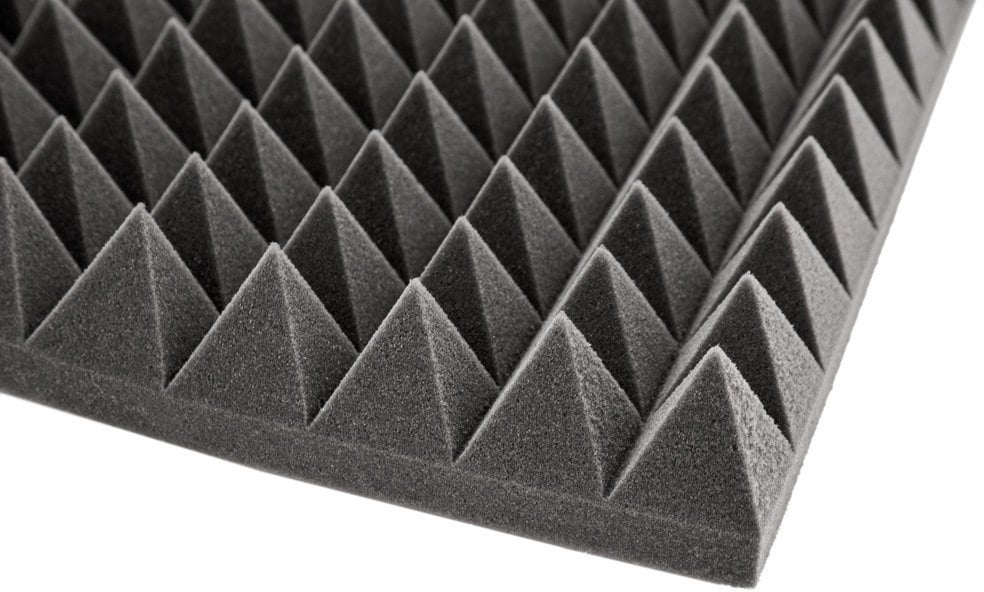 Absorbent foam panel Audiotec S220-070 FR 95x95x7 Dark Grey