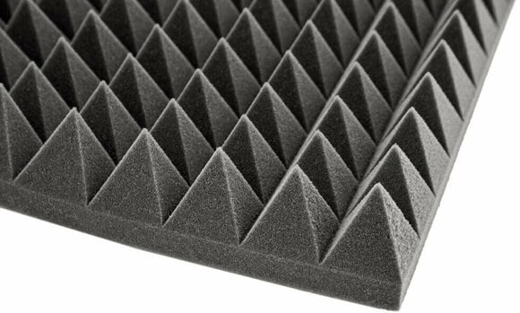 Absorbent foam panel Audiotec S220-070 FR 95x95x7 Dark Grey - 1