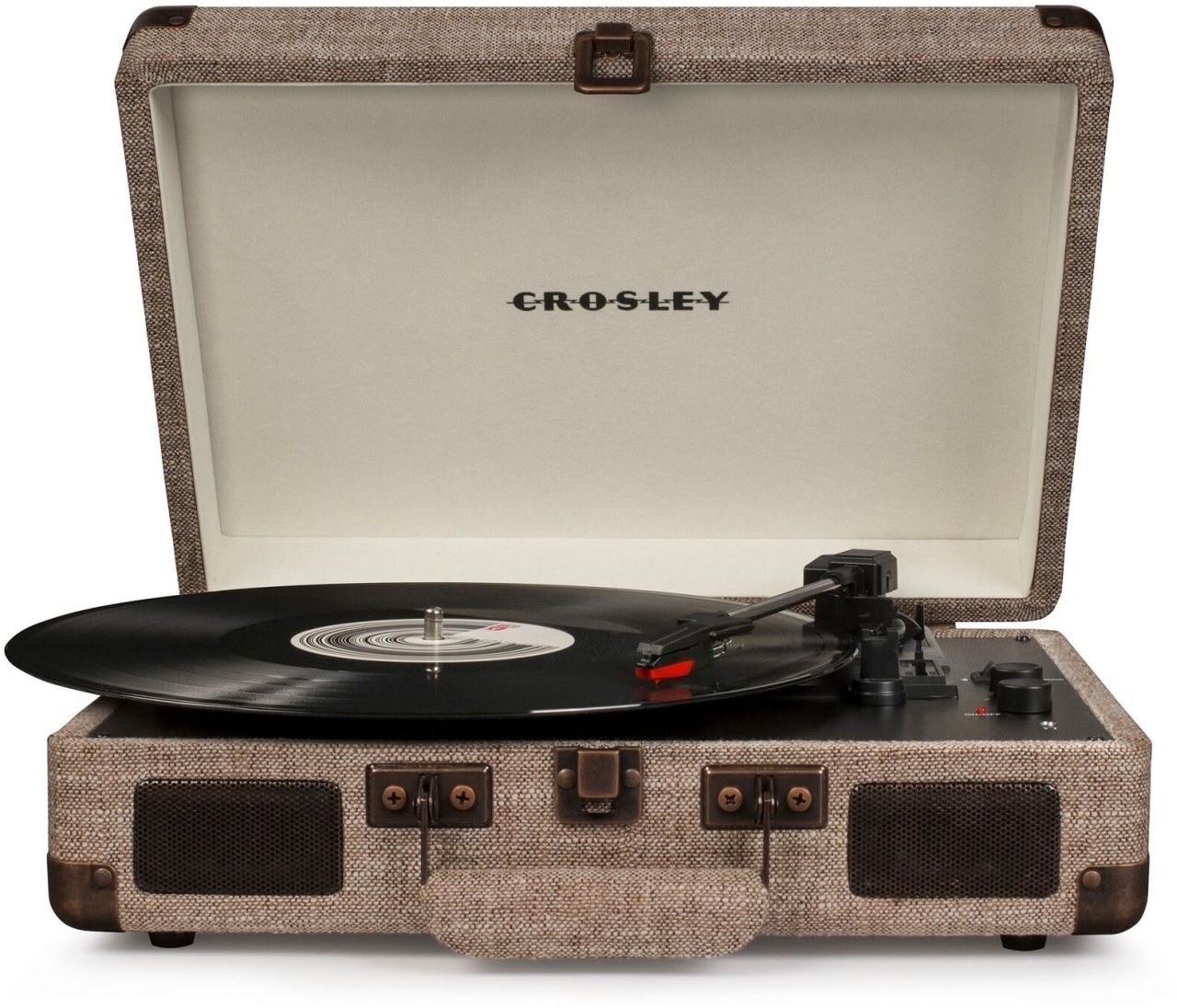 Tragbare Plattenspieler Crosley Cruiser Deluxe Havana Brown