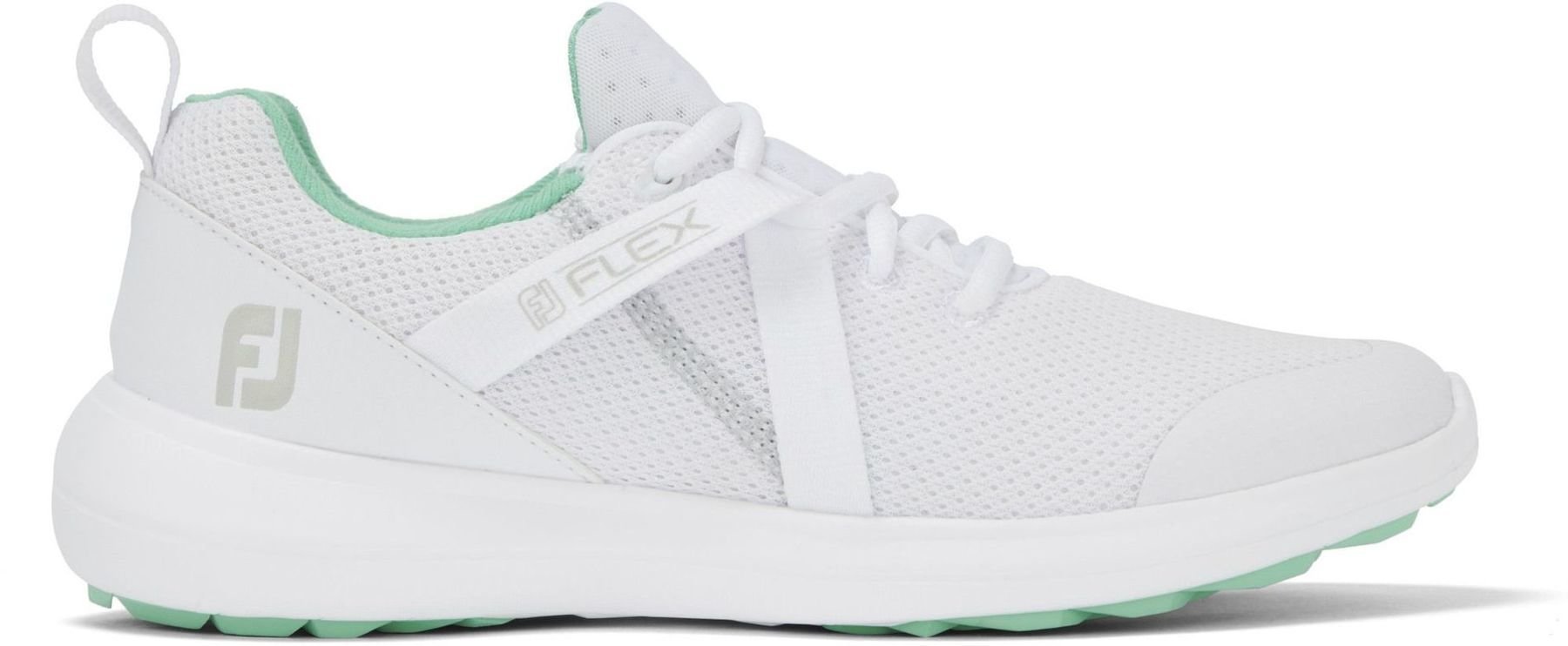 Chaussures de golf pour femmes Footjoy Flex White/Green 36,5 (Juste déballé)