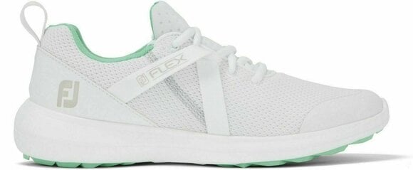Pantofi de golf pentru femei Footjoy Flex White/Green 36,5 (Resigilat) - 1